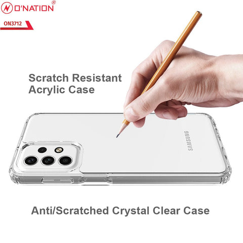 Samsung Galaxy A23 4G Cover  - ONation Crystal Series - Premium Quality Clear Case No Yellowing Back With Smart Shockproof Cushions