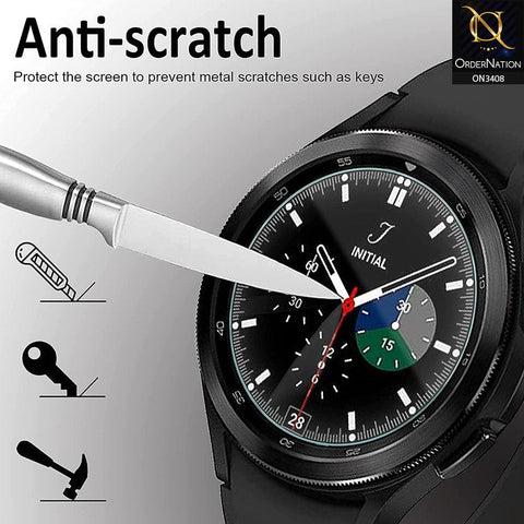 Samsung Galaxy Watch 4 Protector - 46mm (0.3mm) 2.5D Accessorie HD Clear Hydraulic Film Screen Protector