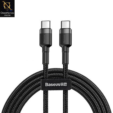Baseus Cafule Series Type-C PD2.0 60W Flash Charge Cable(20V 3A) 2M Black
