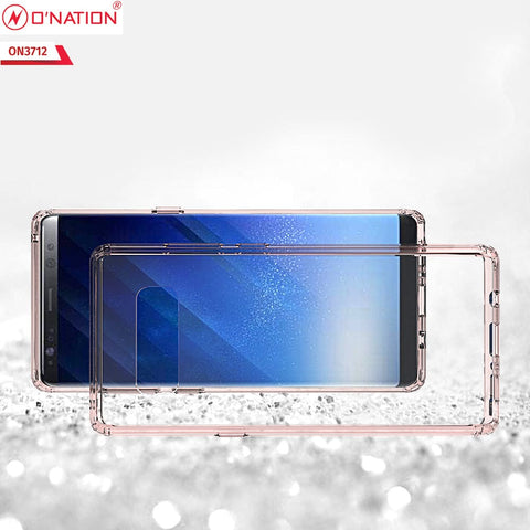 Samsung Galaxy Note 8 Cover  - ONation Crystal Series - Premium Quality Clear Case No Yellowing Back With Smart Shockproof Cushions