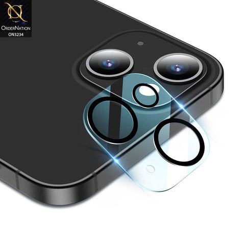 iPhone 13 Camera Protector - Black - 3D Film 9H Glass Camera Lens Protector Shield