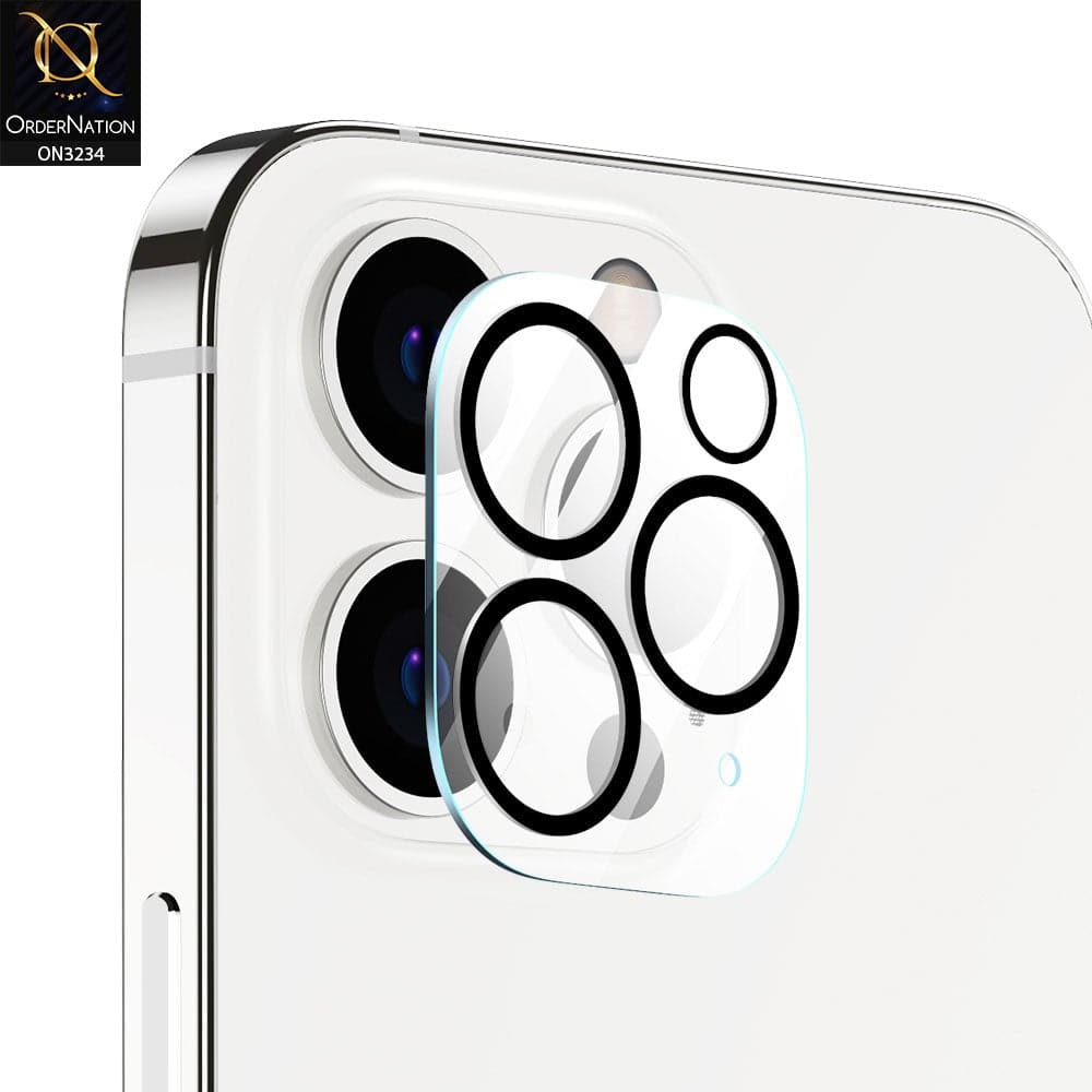 iPhone 13 Pro Max Camera Protector - Black - 3D Film 9H Glass Camera Lens Protector Shield