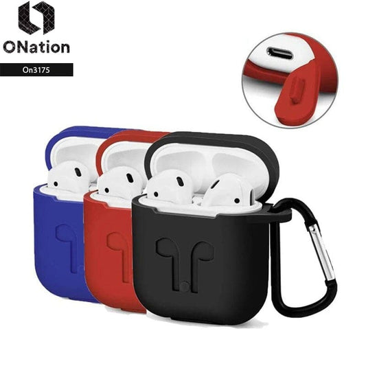 Apple Airpods 1 / 2 Cover - ONation - Simple Series Soft Sillicone Airpods Case