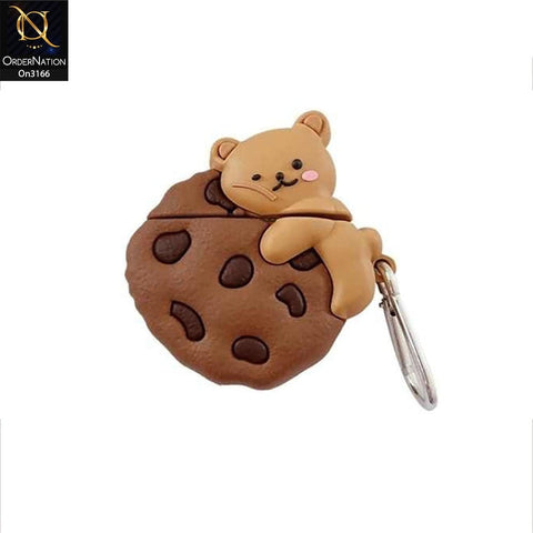 Apple Airpods 1 / 2 Cover - Cute Funny Cartoon Character Soft Sillicone Airpods Case