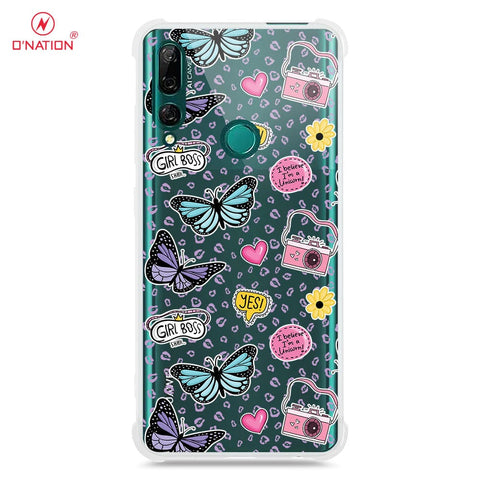 Huawei Y9 Prime 2019 Cover - O'Nation Butterfly Dreams Series - 9 Designs - Clear Phone Case - Soft Silicon Borders