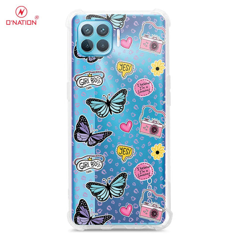 Oppo F17 Pro Cover - O'Nation Butterfly Dreams Series - 9 Designs - Clear Phone Case - Soft Silicon Borders
