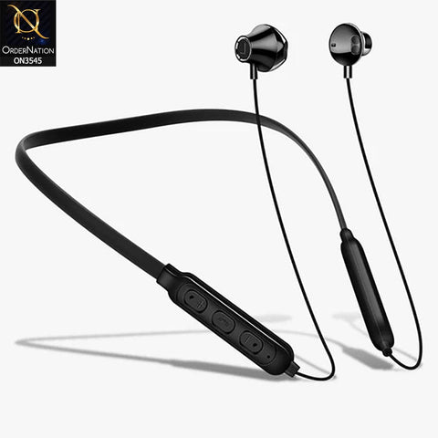 Baseus Bowie P1 Wireless Neckband Earphone - Black
