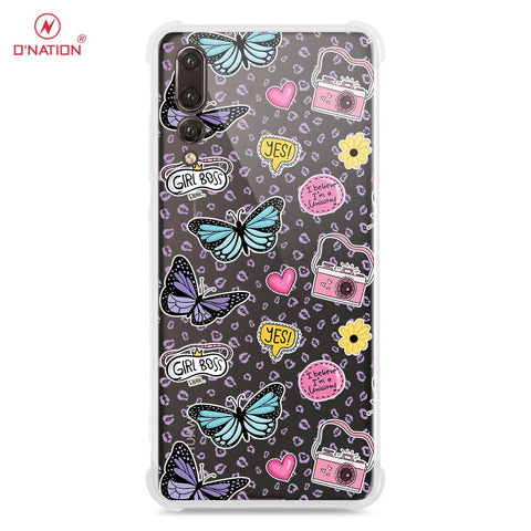 Huawei P20 Pro Cover - O'Nation Butterfly Dreams Series - 9 Designs - Clear Phone Case - Soft Silicon Borders
