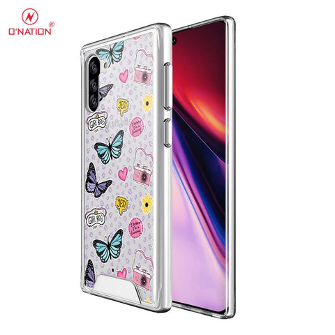 Samsung Galaxy Note 10 Cover - O'Nation Butterfly Dreams Series - 9 Designs - Clear Phone Case - Soft Silicon Bordersx