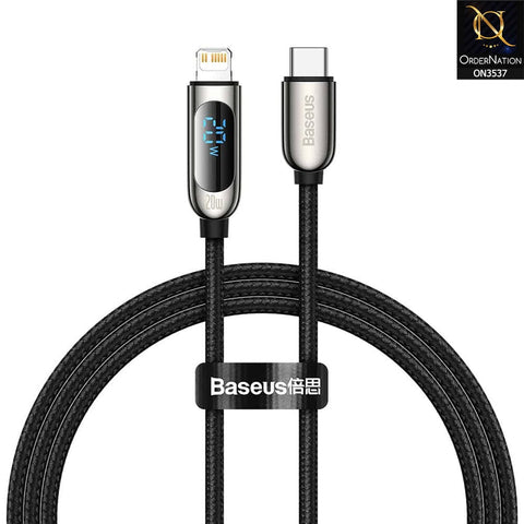 Baseus Digital Display TypeC to Ip Cable 20W 1m - Black