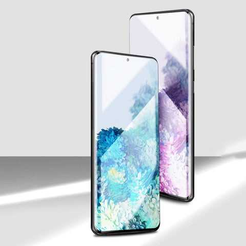 Samsung Galaxy S21 Ultra 5G Screen Protector - Black - Branded Premium 3D Full Glue Tempered Glass Protector With Easy Installation Tray Kit