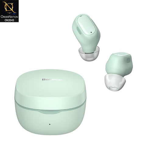 Baseus WM01 TWS Bluetooth 5.0 Headset Earphone - Green