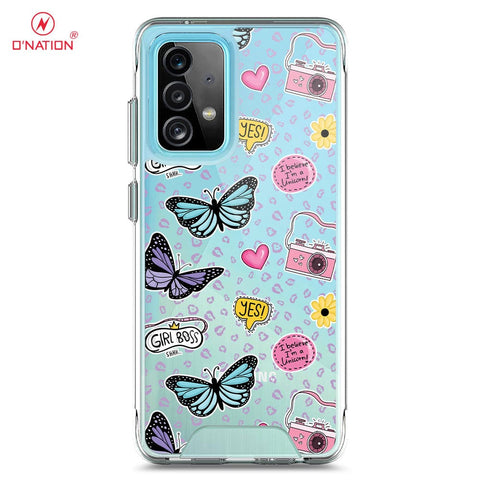 Samsung Galaxy A52s 5G Cover - O'Nation Butterfly Dreams Series - 9 Designs - Clear Phone Case - Soft Silicon Borders