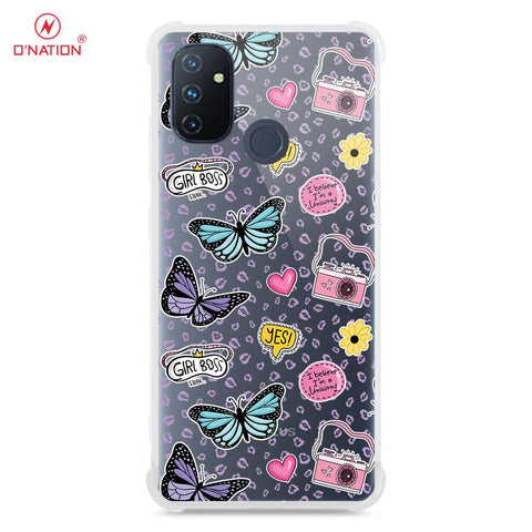 OnePlus Nord N100 Cover - O'Nation Butterfly Dreams Series - 9 Designs - Clear Phone Case - Soft Silicon Borders