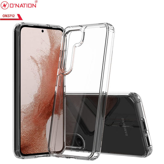 Samsung Galaxy S23 5G Cover  - ONation Crystal Series - Premium Quality Clear Case No Yellowing Back With Smart Shockproof Cushions