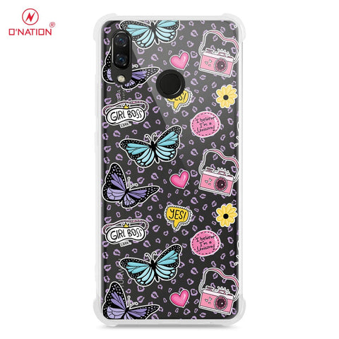 Huawei Nova 3i Cover - O'Nation Butterfly Dreams Series - 9 Designs - Clear Phone Case - Soft Silicon Borders