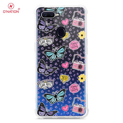 Oppo F9 / F9 Pro Cover - O'Nation Butterfly Dreams Series - 9 Designs - Clear Phone Case - Soft Silicon Borders