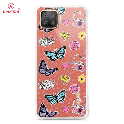 Oppo F17 Cover - O'Nation Butterfly Dreams Series - 9 Designs - Clear Phone Case - Soft Silicon Borders