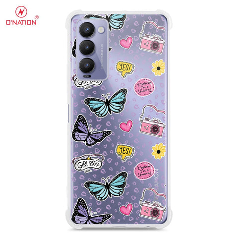 Tecno Camon 18P Cover - O'Nation Butterfly Dreams Series - 9 Designs - Clear Phone Case - Soft Silicon Borders