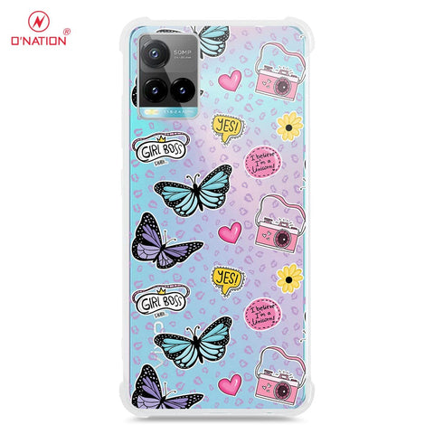 Vivo Y21 Cover - O'Nation Butterfly Dreams Series - 9 Designs - Clear Phone Case - Soft Silicon Borders