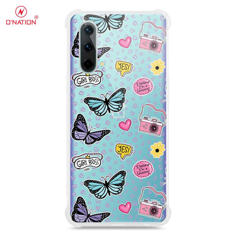 OnePlus Nord CE 5G Cover - O'Nation Butterfly Dreams Series - 9 Designs - Clear Phone Case - Soft Silicon Borders