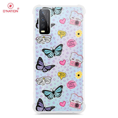 Vivo Y11s Cover - O'Nation Butterfly Dreams Series - 9 Designs - Clear Phone Case - Soft Silicon Borders