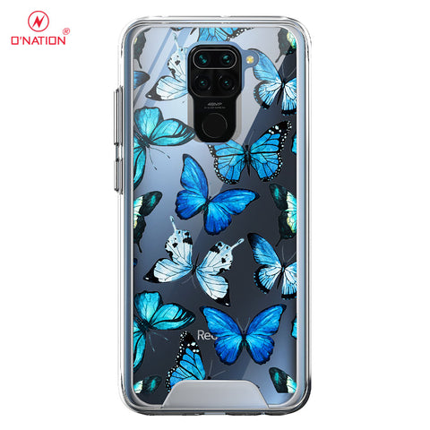 Xiaomi Redmi Note 9 Cover - O'Nation Butterfly Dreams Series - 9 Designs - Clear Phone Case - Soft Silicon Bordersx