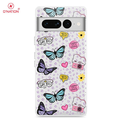 Google Pixel 7 Pro Cover - O'Nation Butterfly Dreams Series - 9 Designs - Clear Phone Case - Soft Silicon Borders