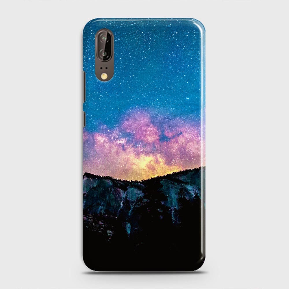 Huawei P20 Cover - Matte Finish - Embrace, Dark  Trendy Printed Hard Case With Life Time Colour Guarantee