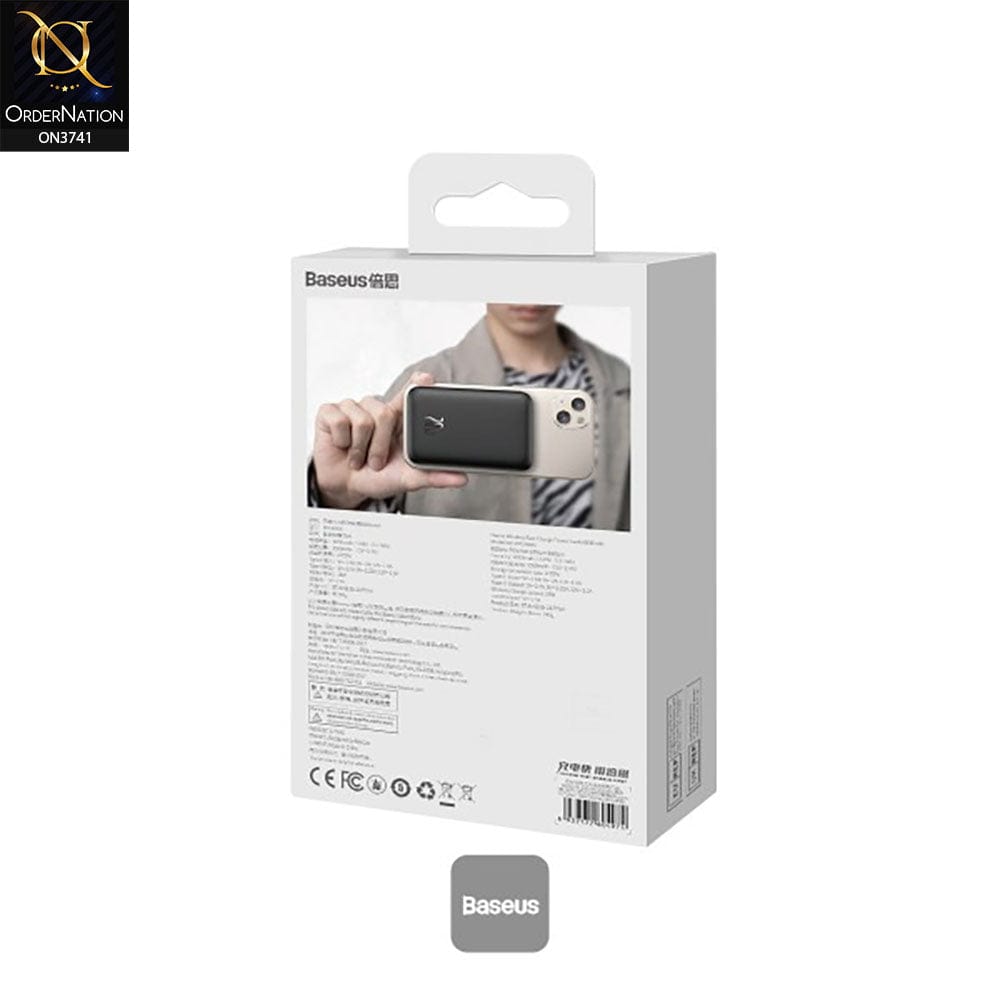 Baseus 20W Wireless Magnetic 6000mAh Fast Charging Power Bank – Black ...