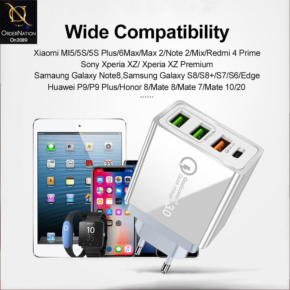 SLS-B09 Qualcomm Quick 18 Watts Wall Charger With Usb