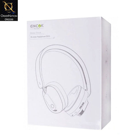 Black - Baseus Encok Music Wireless Bluetooth Headphone D01S