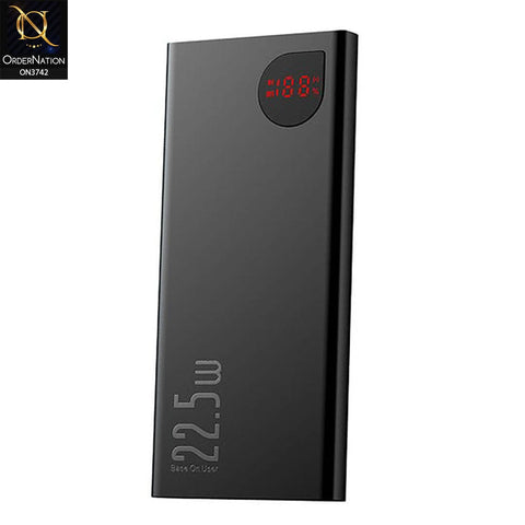Baseus Adaman 20000mAh Metal Digital Display 22.5W Quick Charge Power Bank – Black