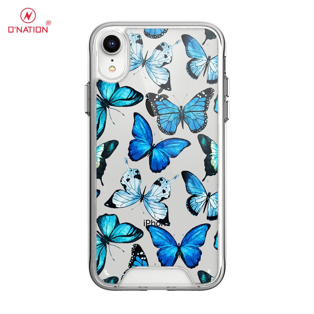 iPhone XR Cover - O'Nation Butterfly Dreams Series - 9 Designs - Clear Phone Case - Soft Silicon Borders U12