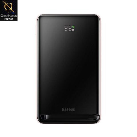 Baseus Magnetic Bracket Wireless 10,000mah Power Bank 20W - Pink