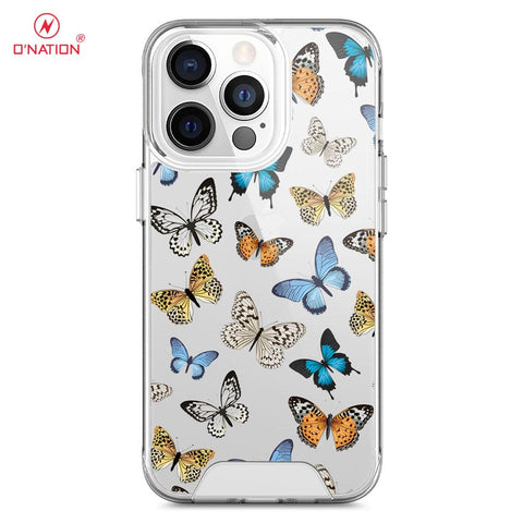 iPhone 13 Pro Cover - O'Nation Butterfly Dreams Series - 9 Designs - Clear Phone Case - Soft Silicon Borders