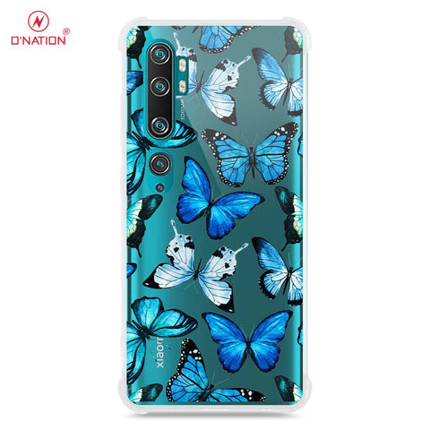 Xiaomi Mi Note 10 Cover - O'Nation Butterfly Dreams Series - 9 Designs - Clear Phone Case - Soft Silicon Borders
