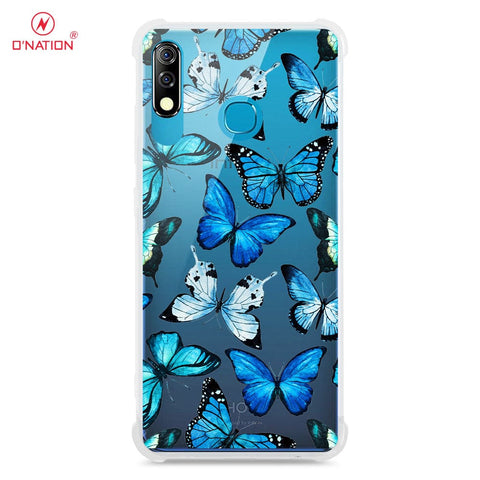 Infinix Hot 8 Lite Cover - O'Nation Butterfly Dreams Series - 9 Designs - Clear Phone Case - Soft Silicon Borders