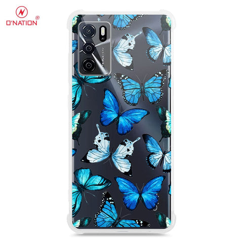 Oppo A16 Cover - O'Nation Butterfly Dreams Series - 9 Designs - Clear Phone Case - Soft Silicon Borders