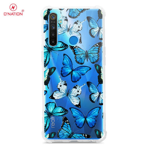 Realme 5i Cover - O'Nation Butterfly Dreams Series - 9 Designs - Clear Phone Case - Soft Silicon Borders