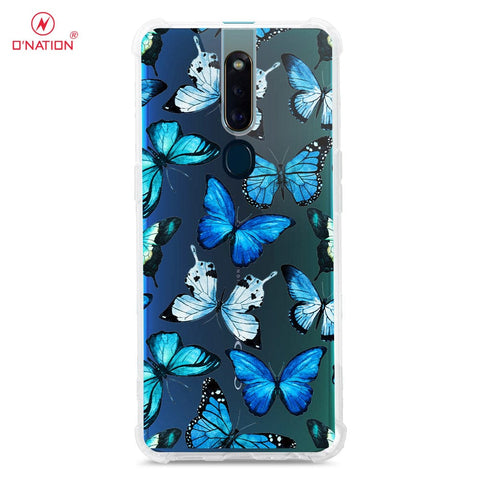 Oppo F11 Pro Cover - O'Nation Butterfly Dreams Series - 9 Designs - Clear Phone Case - Soft Silicon Borders
