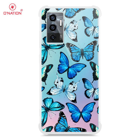 Vivo V23e Cover - O'Nation Butterfly Dreams Series - 9 Designs - Clear Phone Case - Soft Silicon Borders