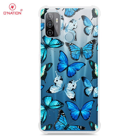 Oppo A53 Cover - O'Nation Butterfly Dreams Series - 9 Designs - Clear Phone Case - Soft Silicon Borders