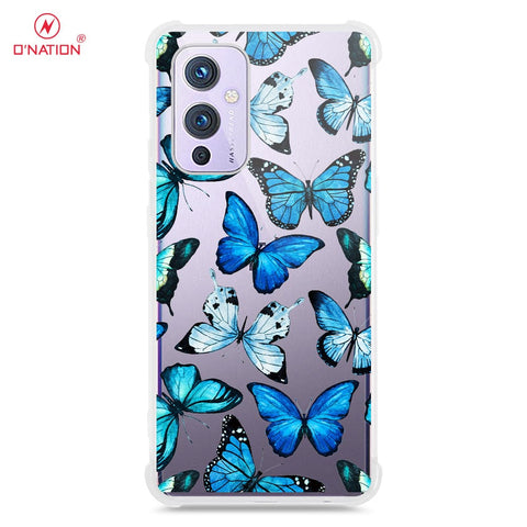 OnePlus 9 Cover - O'Nation Butterfly Dreams Series - 9 Designs - Clear Phone Case - Soft Silicon Borders