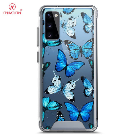 Samsung Galaxy S20 Cover - O'Nation Butterfly Dreams Series - 9 Designs - Clear Phone Case - Soft Silicon Bordersx