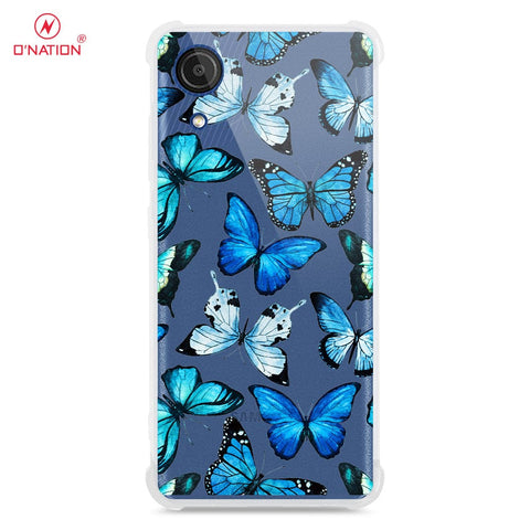 Samsung Galaxy A03 Core Cover - O'Nation Butterfly Dreams Series - 9 Designs - Clear Phone Case - Soft Silicon Borders
