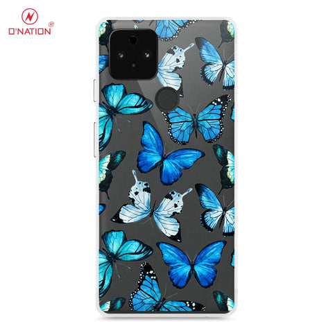 Google Pixel 5a Cover - O'Nation Butterfly Dreams Series - 9 Designs - Clear Phone Case - Soft Silicon Borders