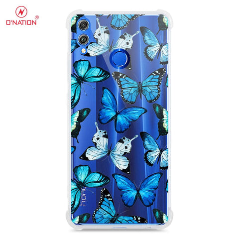 Huawei Honor 8X Cover - O'Nation Butterfly Dreams Series - 9 Designs - Clear Phone Case - Soft Silicon Borders