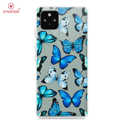 Google Pixel 5 Cover - O'Nation Butterfly Dreams Series - 9 Designs - Clear Phone Case - Soft Silicon Borders