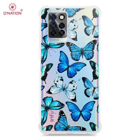 Infinix Note 10 Pro Cover - O'Nation Butterfly Dreams Series - 9 Designs - Clear Phone Case - Soft Silicon Borders